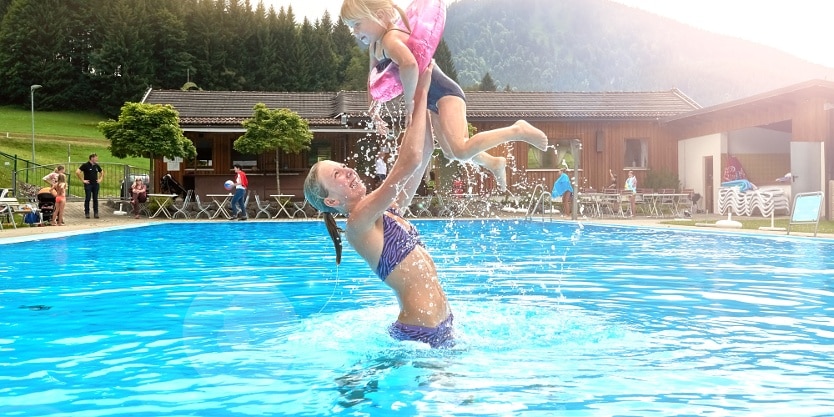 Felsenbad in Jungholz Tirol