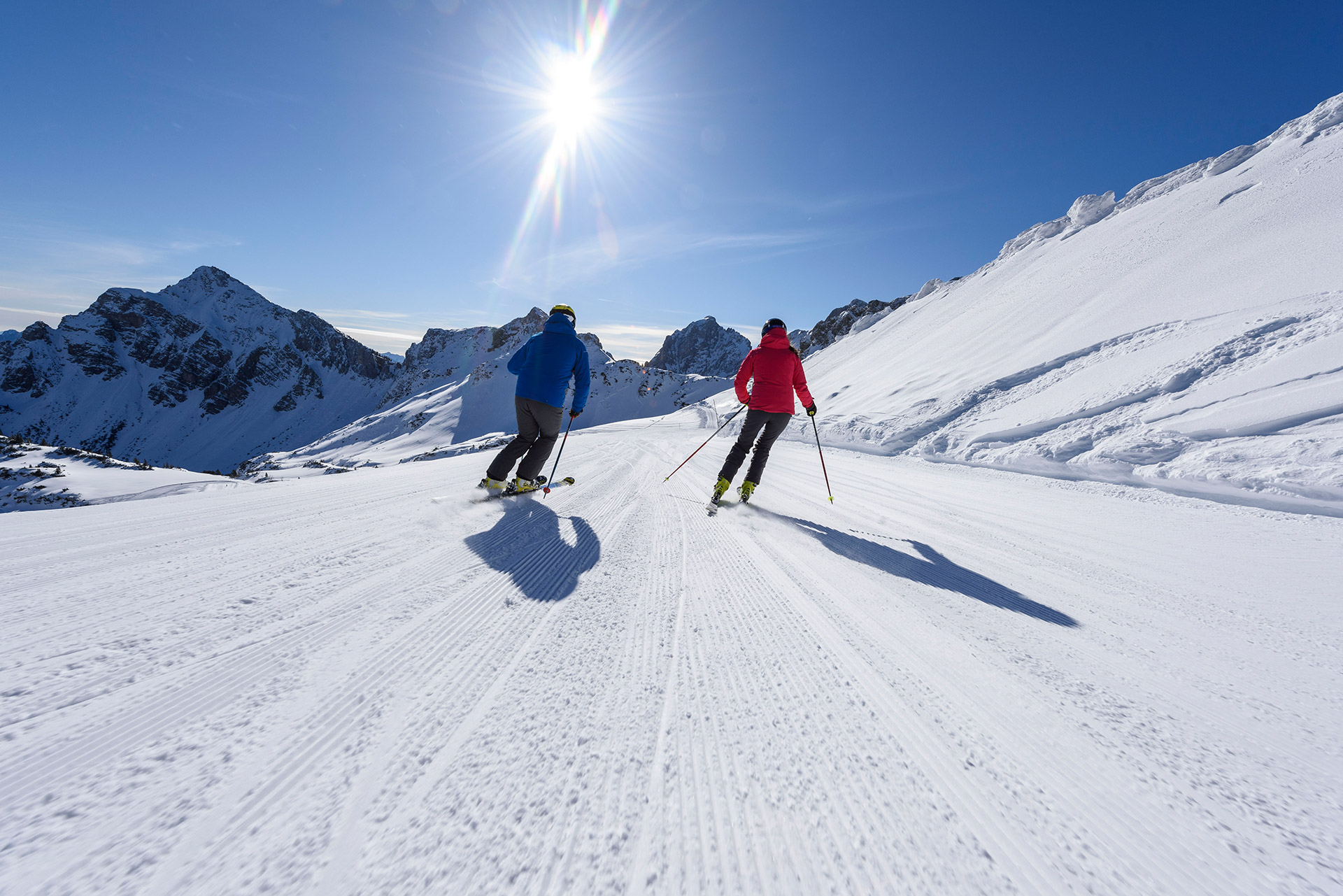 Skifahren im Tannheimer Tal