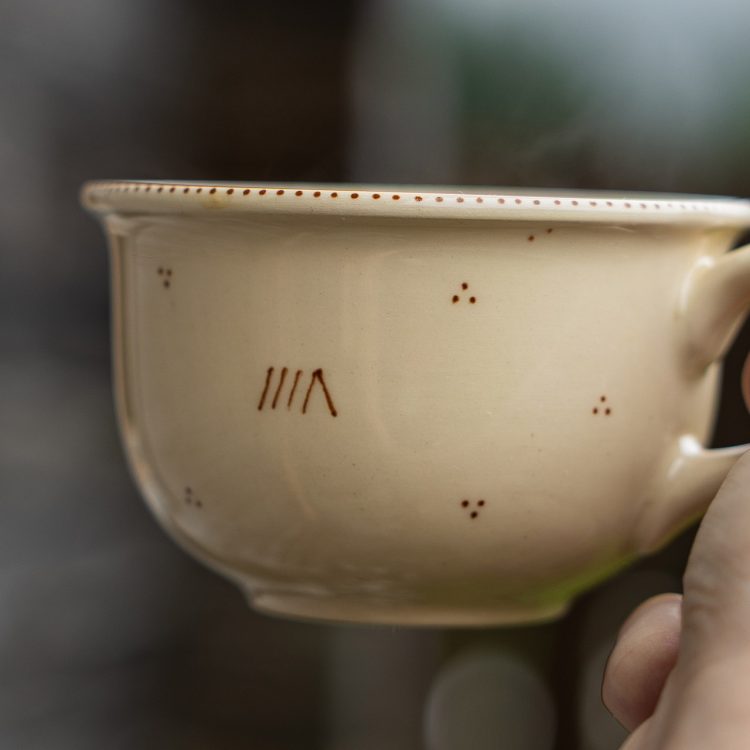 handgemachte Tasse Schrofen Chalet
