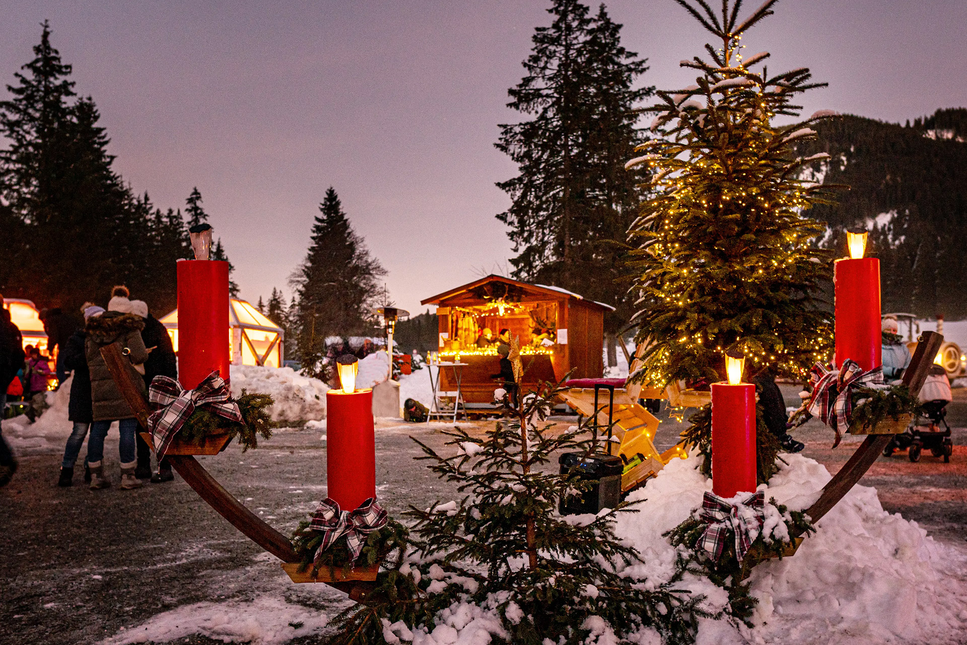 Christkindlmarkt am Vilsalpsee